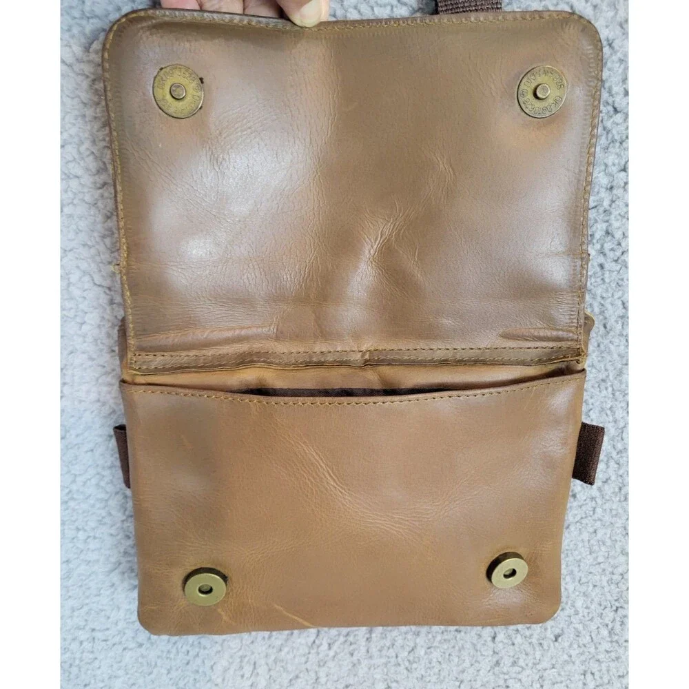 Juzar Tapal Leather Clip Waist Hip Belt Bag Crossbody Strap Unisex